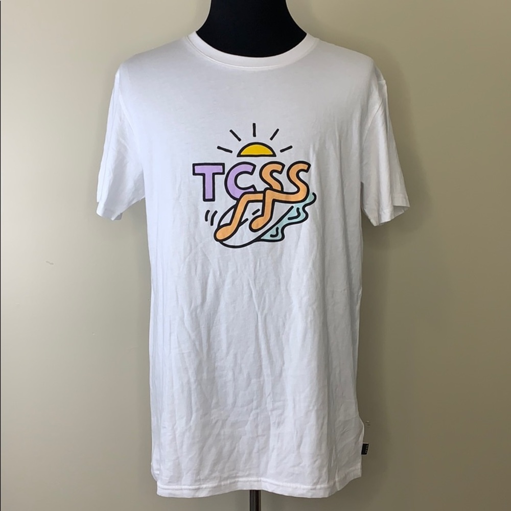 TCSS Flarin White T-Shirt with Print XL